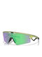 Oakley Sun Male Sunglasses with Green Horn-Rimmed Frame and Green Lens
