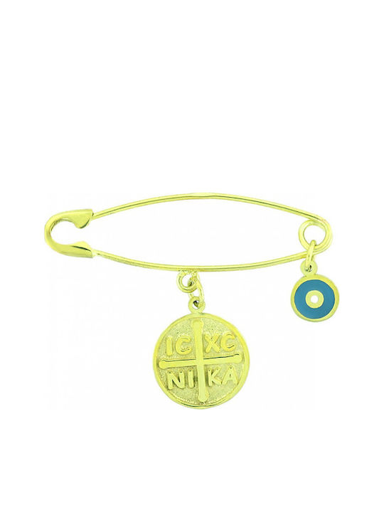 Mertzios.gr Child Safety Pin with Constantinato