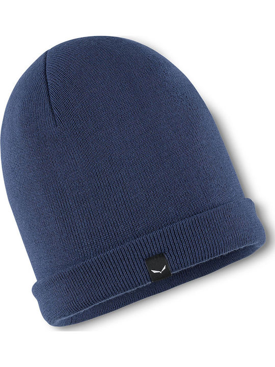 Beanie Unisex Beanie with Rib Knit in Navy Blue color