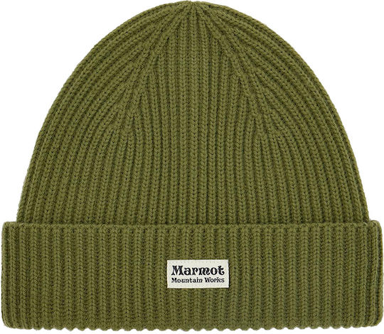 Beanie Unisex Beanie Gestrickt in Grün Farbe