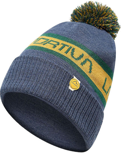 Orbit Beanie Unisex Beanie Gestrickt in Marineblau Farbe