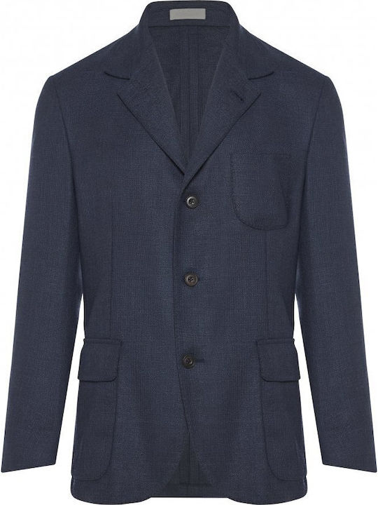 Men's Winter Suit Jacket Blue