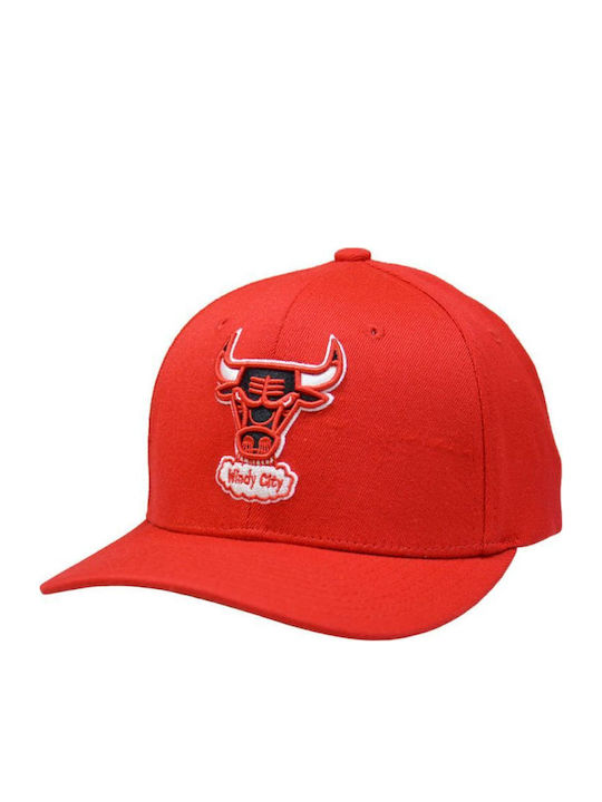 Mitchell & Ness Nba Chicago Bulls Team Ground 2.0 Snapback Cap Hhss3260-cbuyypppred1