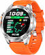Microwear G100 GPS Smartwatch (Portocaliu)