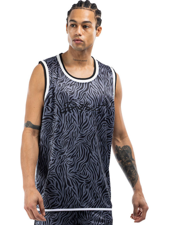 District75 Sportliches T-Shirt Grau