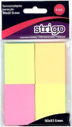 Σημειωματάρια Αυτοκόλλητα 50x38mm 200k Strigo