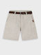 Kids' Shorts/Bermudas Fabric Beige
