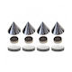 Dynavox Sub-watt Absorber Set Chrome Vibration Damper 4 Pieces
