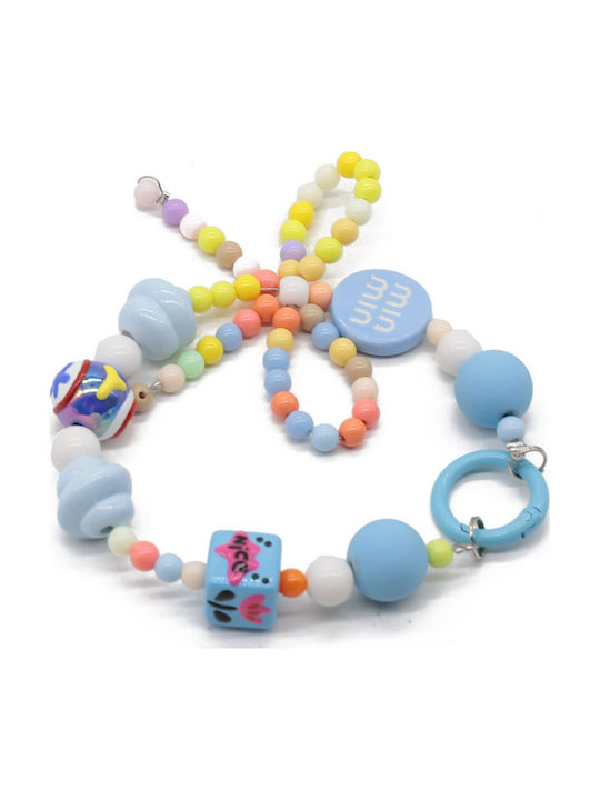 Schlüsselanhänger Kette – Blau