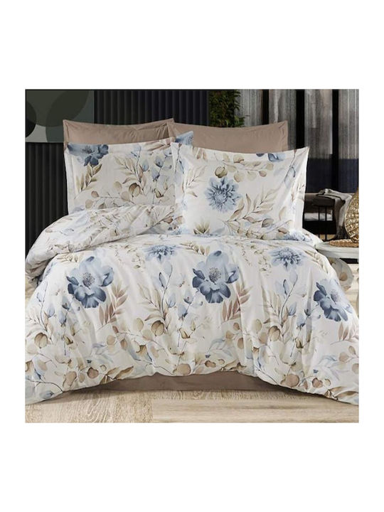 MayHome Σετ Πάπλωμα Μονό 160x240εκ. Floral