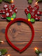 Christmas Reindeer Headband Green Leaves 1epx3169