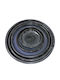 Marhome Керамична Чиния За Пот Сив 5 Бр 06-99078 SET5