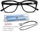 Panora Reading Glasses +3.00 in Black color 14700