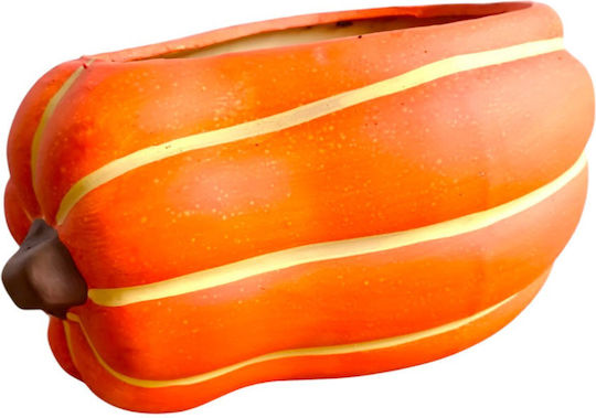 Clay Plant Pot Pumpkin H:18cm L:15cm W:18cm