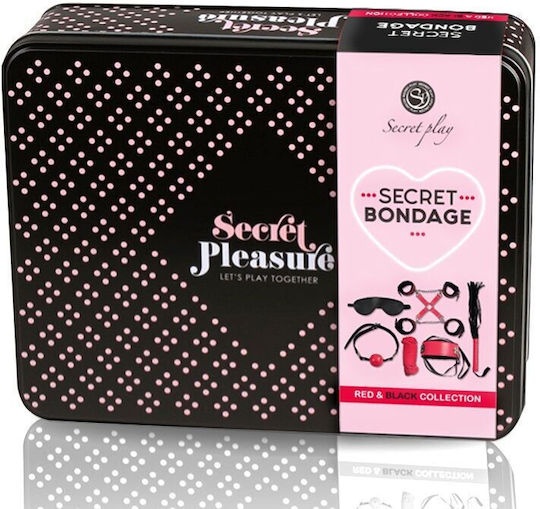 Secretplay Σετ Bdsm 6 Τεμαχίων Red Collection