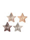 Beauty Home Plastic Christmas Decorative Star 11x2.9x12cm Orange