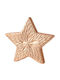 Beauty Home Plastic Christmas Decorative Star 11x2.9x12cm Orange
