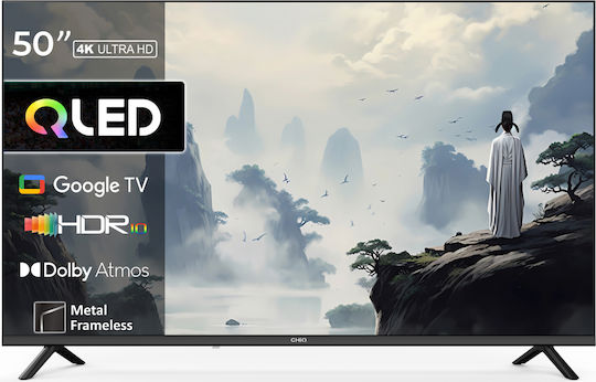 CHiQ Smart Television 50" 4K UHD QLED UJA50QM10GP HDR (2025)