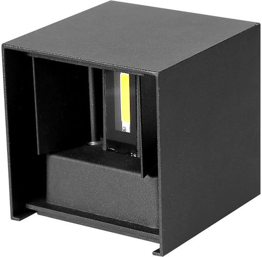 Corp Iluminat Exterior Montat Pe Perete Etanș Led 12w 3000k 10x10cm Corp Iluminat Exterior Montat Pe Perete Etanș Led 12w 3000k 10x10cm
