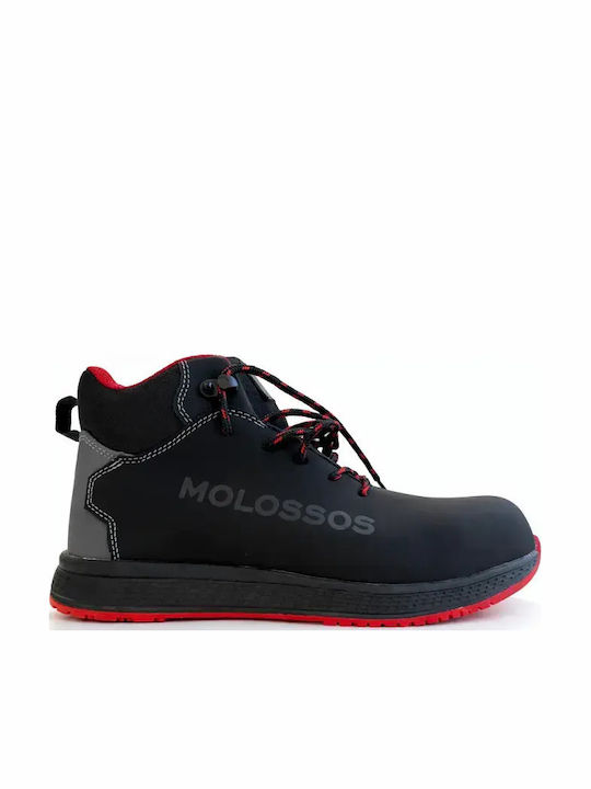 Molossos Boots Safety Black S3 with Certification FO ,SR