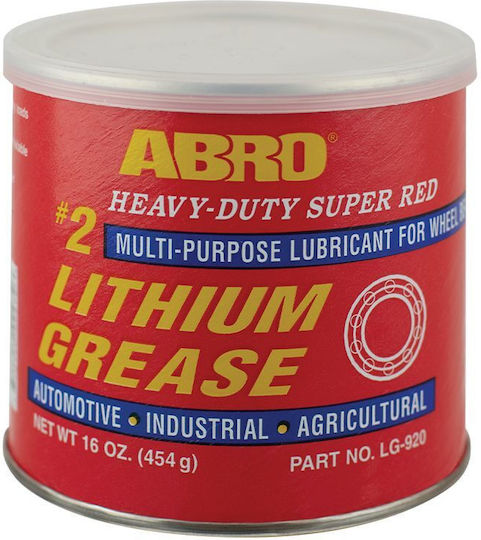 Abro Lg-920 Rotes Lithium-Schmiermittel Nr2 Verpackung 454gr