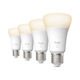 Philips hue White A60 Intelligente Glühbirne E27 810 Lumen Warmes Weiß 2700K 4 Stück