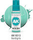 Ak Acrylic Wash Verdigris Wash 18ml