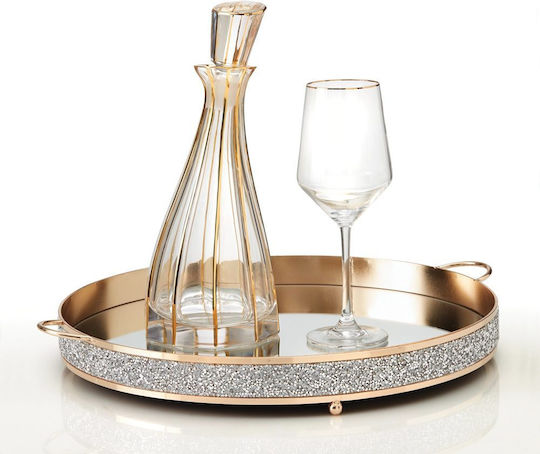 Set Cavaler De Nuntă Din Cristal Argintiu 3 Bucăți