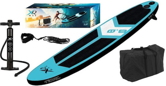 XQ Max Aufblasbar SUP Board mit Länge 2.45m Blau