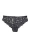 Damen Brasilien mit Spitze Dark Gray