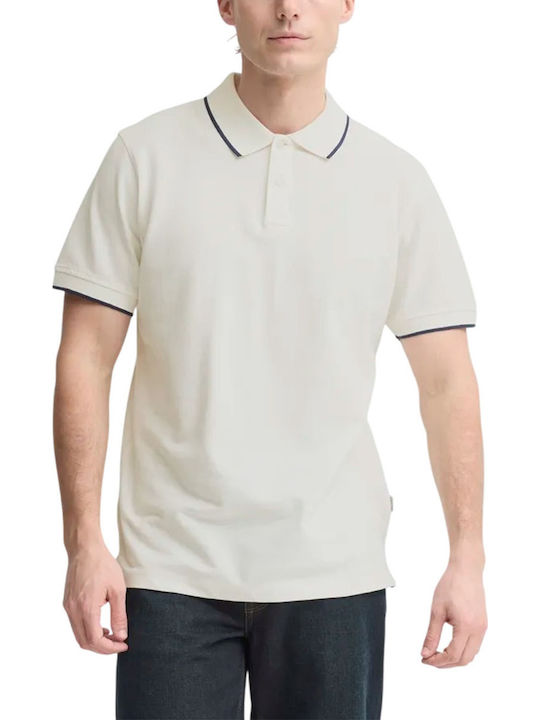 Blend Short Sleeve Blouse White