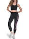 Women's Cropped Firming High Waist Leggings Black DP4P3453 QG9