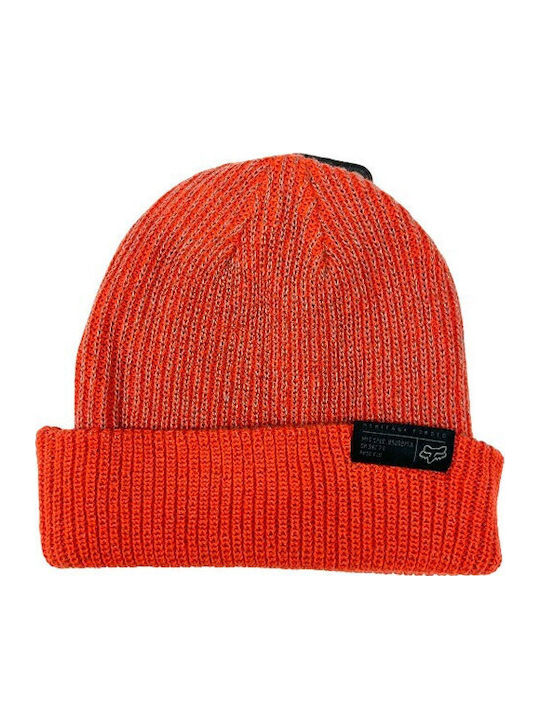 Beanie Ανδρικός Σκούφος Πλεκτός σε Πορτοκαλί χρώμα