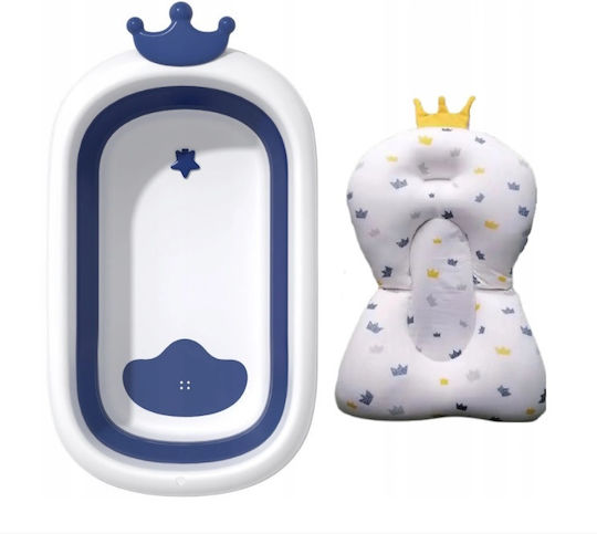 Little Mom Faltbare Babybadewanne Blau