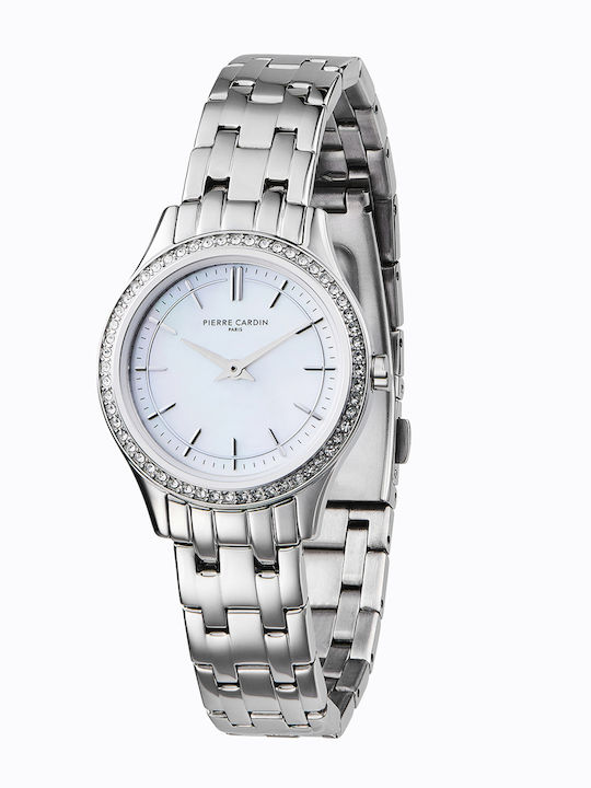 Pierre Cardin Women's Watch with Silver Metal B...