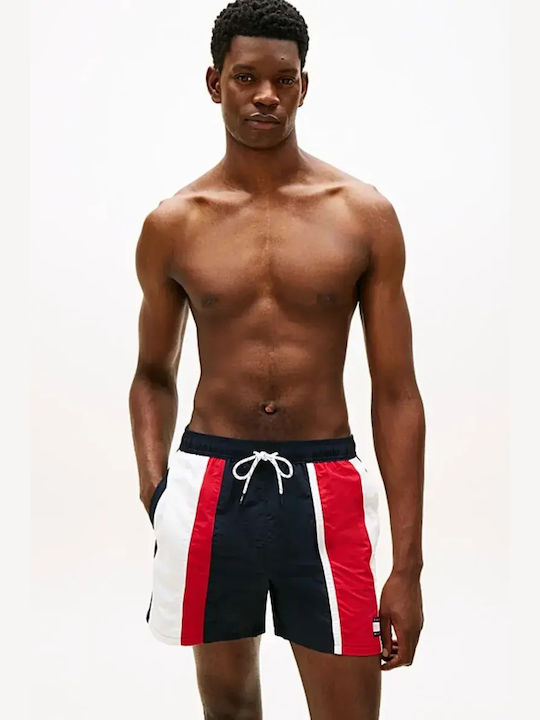 Tommy Hilfiger Men's Swimwear Bermuda Dark blue, White, Red