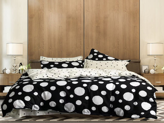 Bettdecke Einzelbett mit Microfiber-Füllung 160x240cm Red-Black