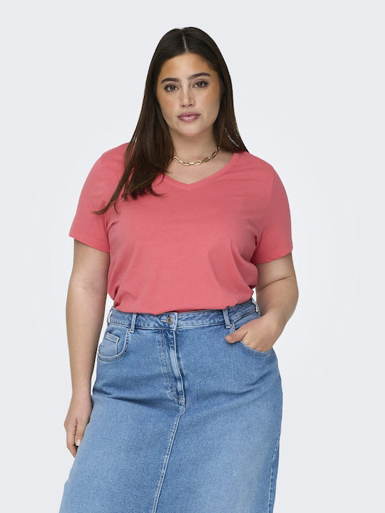 Only Carmakoma Γυναικείο T-shirt Carbon