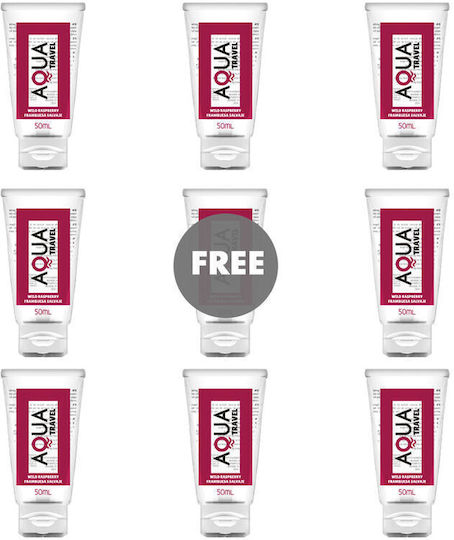 Aqua Travel Wild Raspberry Flavour Waterbased Lubricant