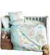 Cotton Box Set Pentru Patut Green 6buc piese