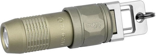 Olight Wiederaufladbar Schlüsselanhänger-Taschenlampe LED mit maximaler Helligkeit 180lm Khaki