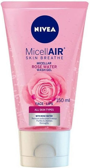 Nivea Rose Water Wash Micellar Water Waterproof Makeup Remover Face