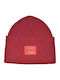 Beanie Männer Beanie Gestrickt in Rot Farbe