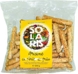 Batoane De Pâine Din Făină Integrală Cu Tărâțe De Grâu 100g Solaris Plant