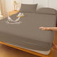 Pucioasa Protecție pentru Saltea Set cu Fețe de Pernă King Size Waterproof Maro 180x200cm