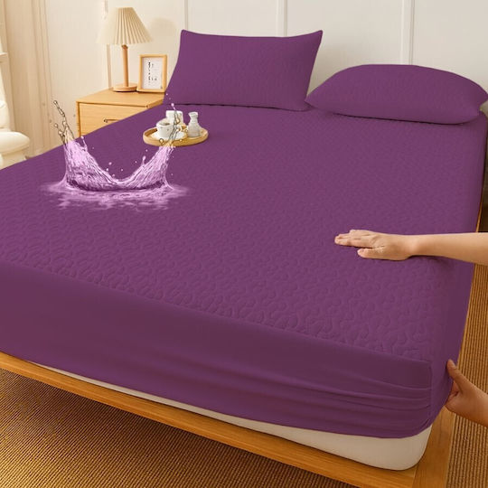 Pucioasa King Size Waterproof Set cu Fețe de Pernă 200x200cm