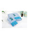 Dimcol Σετ Βρεφικές Πετσέτες 2τμχ Dinosaur Sky Blue Βάρους 400gr/m²