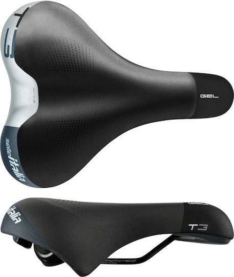 Selle Italia Sportouring T 3 Fahrradsattel Grau mit Gel 210 x 267 mm