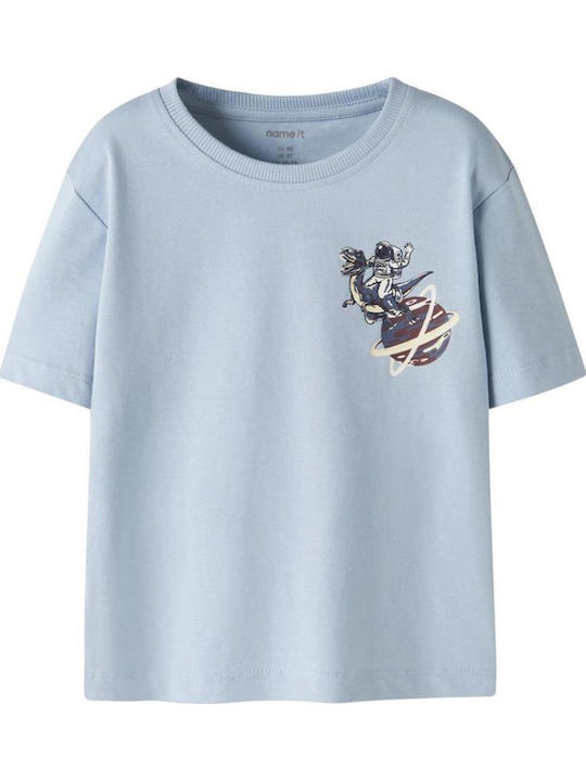 Name It Παιδικό T-shirt Σιελ Space
