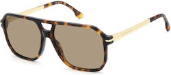 Victoria Beckham Ochelari De Soare Maro Cu Ramă Metalică